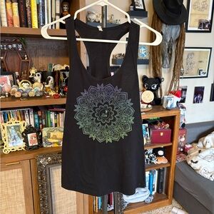 Sugarshack Sessions Black Mandala Tank Top